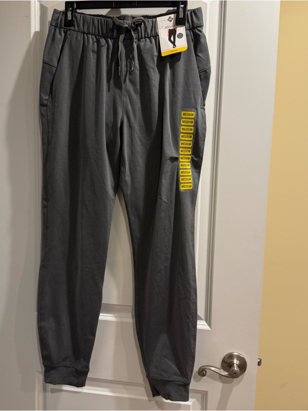 Women's Gray Drawstring Jogger Pants - Casual Track Joggers